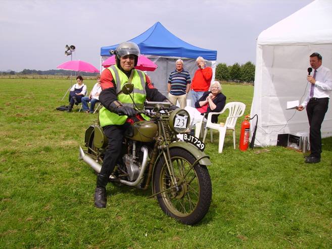 Dennis Buxcey at the lunch stop
