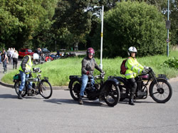 Brenda Hallard leading off husband Graham and David Payne from the start. 