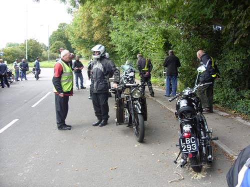 Riders at the start