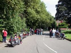 Bikes at the start