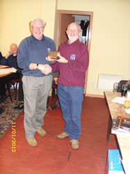 Frank Parker gets the Golden Brick