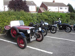 John and Judith Lycetts BSA three wheeler
