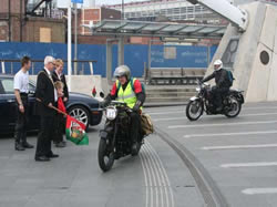 Leaving Coventry Transport Museum