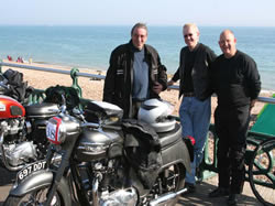 From left to right, Rob Payne, Pete Brown and Dave Sketckley