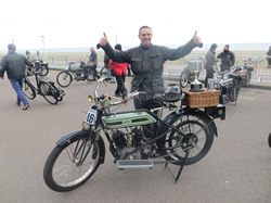 Richard Woocock celibrating at Brighton