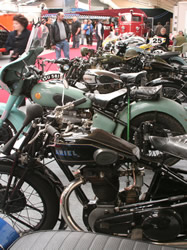 A line up of the bikes