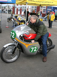 Brian Glover on the Honda