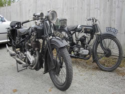 You don&rsquo;t often see original condition bikes but two nice ones at the same event is a bonus. Ariel is mine the AJS belongs to Dave Kendall.