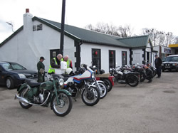 Riders at the Finish