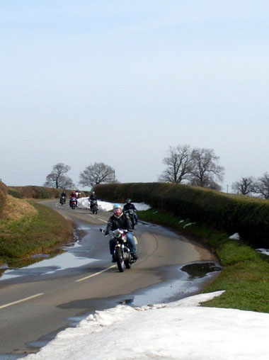 Bikes on route