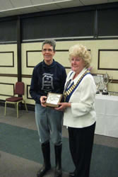 Brenda Hallard at AGM